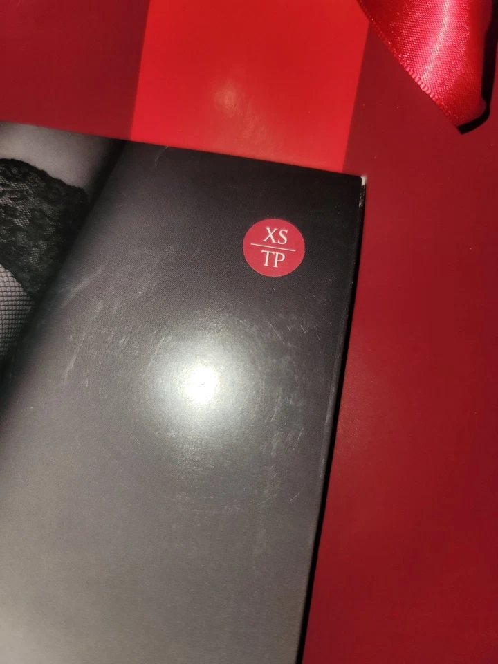 Victoria Secret кружева верхний бедра высоты рыболовная сеть белье чулочно-носочных изделий красный размер XSMALL новый с Ярлыками - Изображение 4 из 4