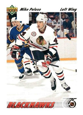 1991-92 Upper Deck #414 Mike Peluso
