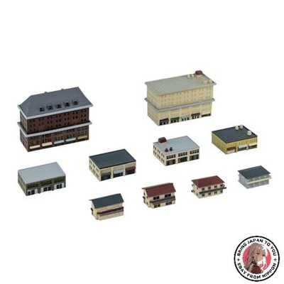 NEU Pit Road SW20 1/700 Skywave Series Structure Set 5 (Complex Buildings