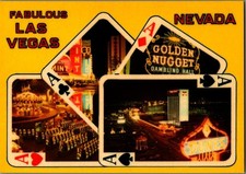 Vintage Las Vegas Postcard - Aces High