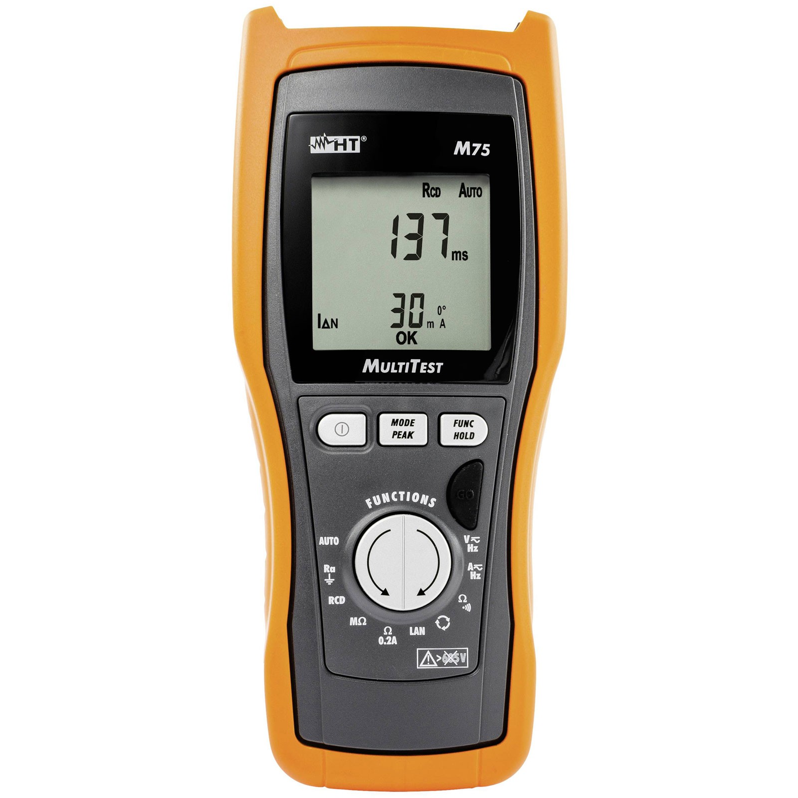 HT Instruments M75 Tester True RMS Multimeter VDE 0100-Tester