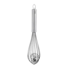 Cuisipro 12 Inch Duo Whisk Stainless Steel Ball Whisk Solid Handle