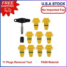 11 Pack Oil Drain Plug with Removal Tool for Ford F-150 KX6Z-6730-B FT4Z-6730-A