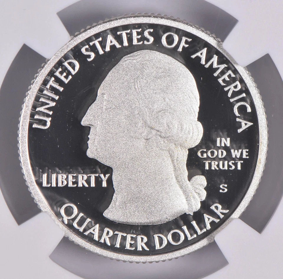 2014-S Silver PF70 Great Smoky Mountains Quarter Limited Edition NGC *5223 - Image 4 of 4
