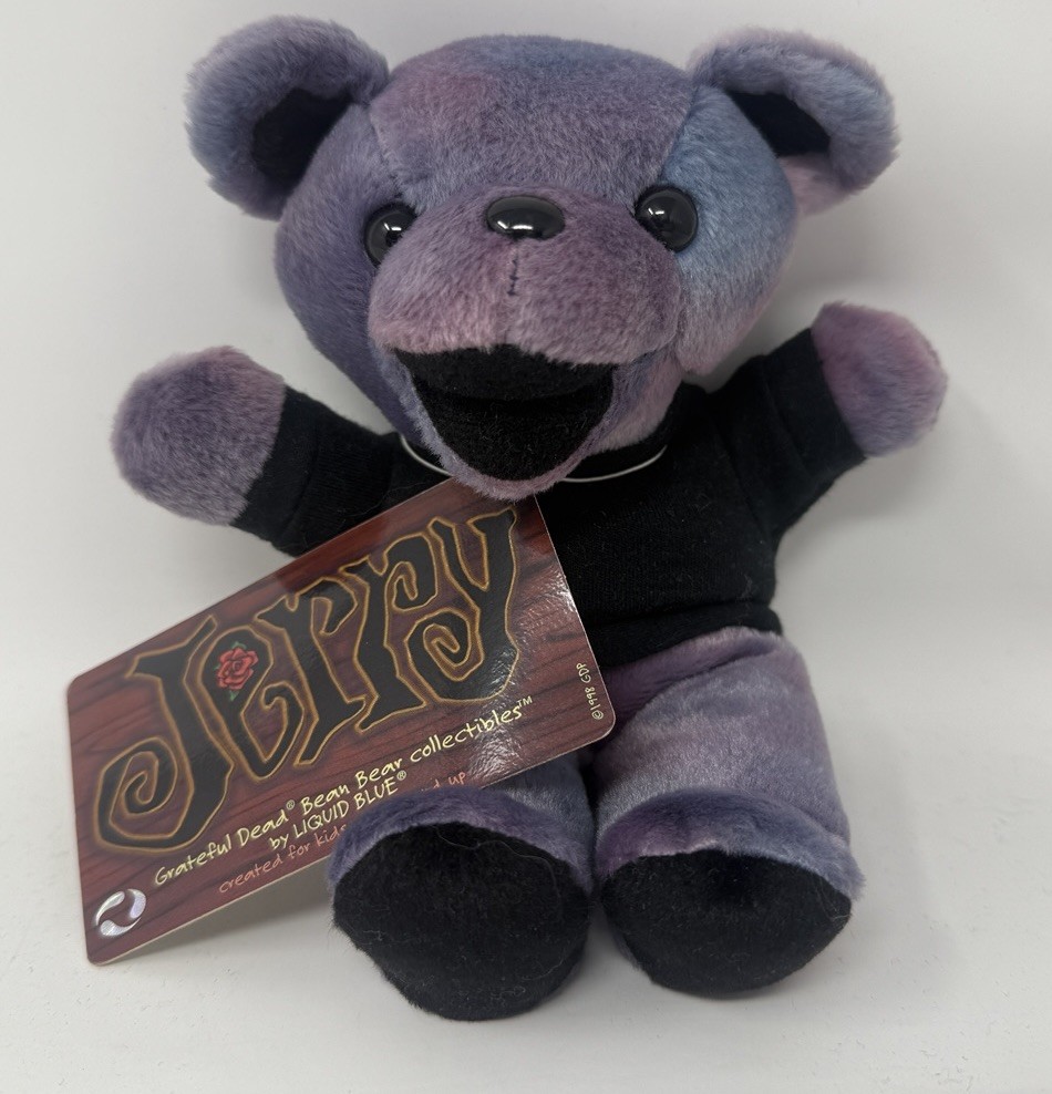 レアCrazyfingers;Grateful dead bear Crazy Fingers Grateful Dead (r) Bean Bear Collectibles (tm