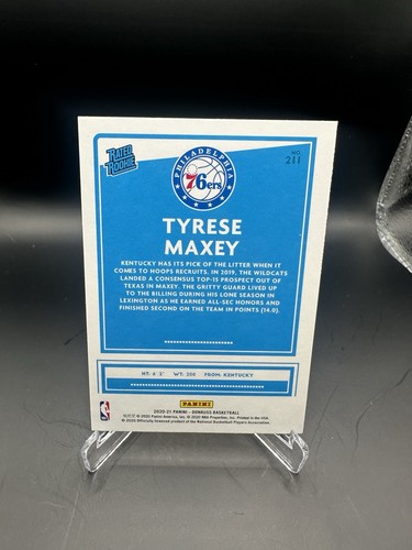 Tyrese Maxey Rookie Card Lot RC Prizm Select Optic Refractor Lot 76ers 🔥 INVEST - Bild 6 von 14