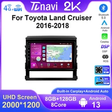 For Toyota Land Cruiser Android Car Radio Carplay GPS Multimedia Stereo Screen
