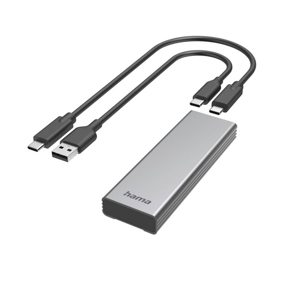 Boîtier externe M.2 NVMe Hama anti surchauffe pour stabiliser les transferts SSD