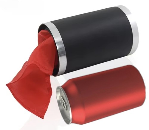 Magic Trick Vanishing Soda Can Appearing Silk Scarf Illusion Magician Props - Picture 3 of 7