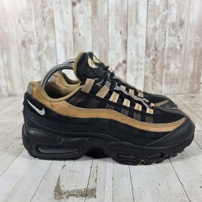 Nike Air Max 95 Mens Black Elemental Gold Sneakers DM0011-004 Size 7