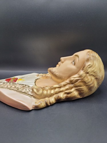 Juego de placas santas cristianas para colgar en la pared de tiza Sagrado Corazón Jesús y María - Imagen 14 de 17
