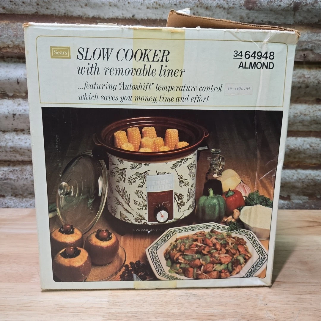 Vintage Sears CounterCraft Crock Watcher 4 Qt Slow Cooker 34-64948 Almond Box
Opens in a new window