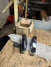 1960 60 Ford Thunderbird T Bird Chrome Bumper Guards Rechromed Set Pair Parts 1960 60 Ford Thunderbird T Bird Chrome Bumper Guards Rechromed Set Pair Parts