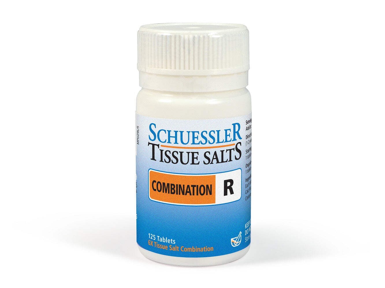 Schuessler Combination R Tissue Salts 125 Tablets