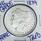 1879 MORGAN SILVER DOLLAR AUTHENTIC HI GRADE U.S. MINT COIN FREE SHIPPING 7263