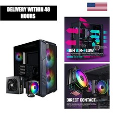Cooler Master HAF 500 Pro Bundle CPU Cooler ARGB Fans 650W PSU