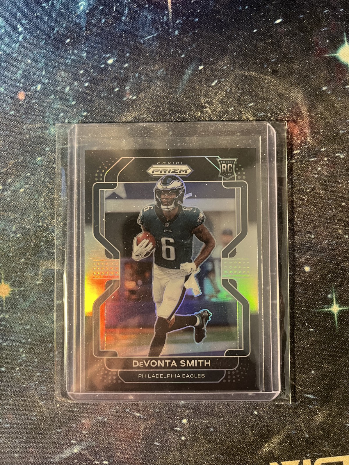 2021 Panini Chronicles - Prizm Black Devonta Smith #PB-8 Silver Prizm (RC)