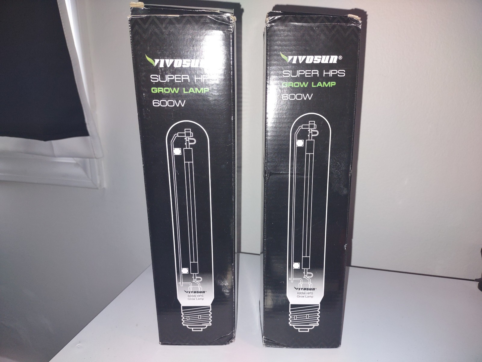 2X Lot VIVOSUN Super HPS Grow Lamp 600W Indoor Plant Grow Li