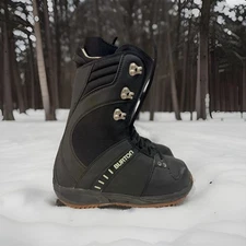 BURTON Freestyle Snowboard Boots All Mountain Men’s 7 Black New No Box