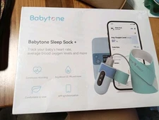 BABYTONE Baby Sleep Monitor With Base Station SMART Sleep Sock Tracking Heart Ra