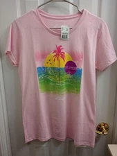 Carnival Cruise Caribbean Sun Tee Shirt - Pink - Medium