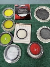 Lot of Camera Lenses KENKO 72mm HOYA49mm VIVITAR55mm LOT OF 9