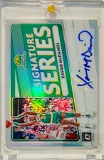 2020-21 Xavier Mcdaniel Auto Panini Donruss Optic Signature Series Holo Foil