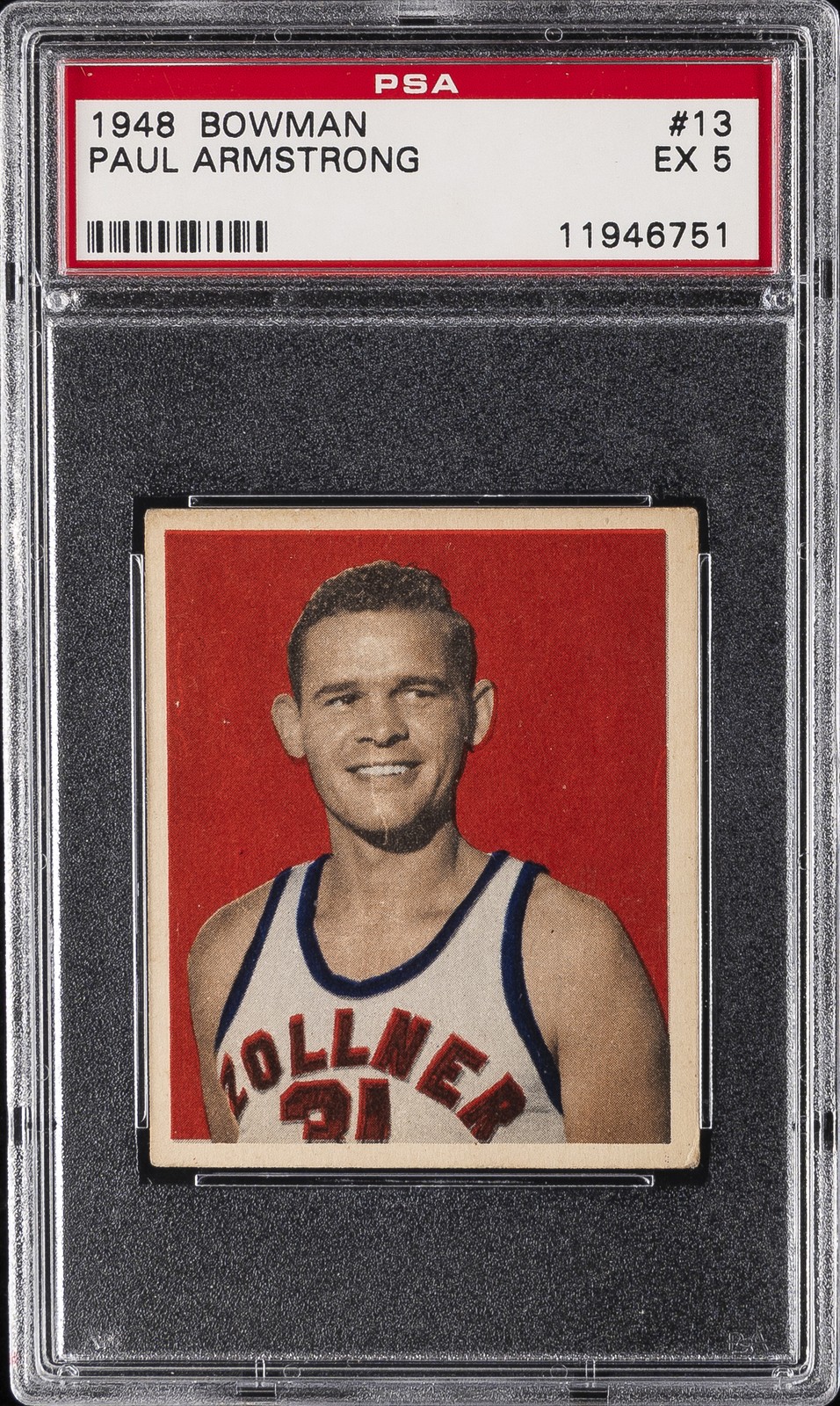 1948 BOWMAN #13 PAUL ARMSTRONG PSA 5