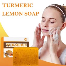 1 x Lemon Turmeric Kojic Acid Soap Bar, Turmeric Face Body 1 and Soap 1212 IPM