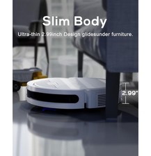 Pureatic V3 Robot Vacuum Cleaner Mop 5000 Pa Strong Suction White W remote 3