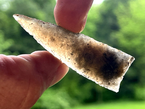 PHENOMENAL TENNESSEE CAMP CREEK POINT AUTHENTIC ARROWHEAD INDIAN ARTIFACT jba