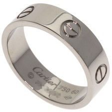 Anillo de amor CARTIER #60 anillo oro blanco K18 unisex [usado]