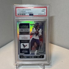 2023 CONTENDERS CJ STROUD ROOKIE TICKET #/99 PSA 9 MINT