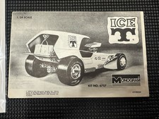 Vintage Monogram Model Kit Instruction Manual...