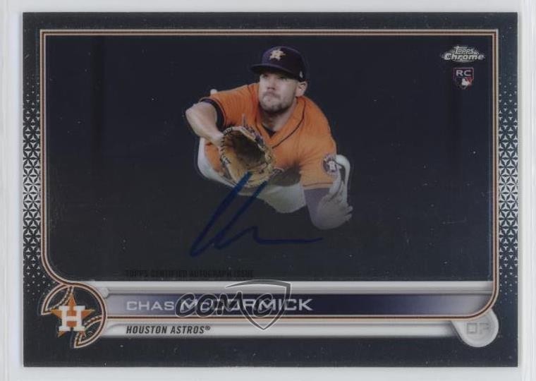 2022 Topps Chrome Rookie Auto Chas McCormick #RA-CM Auto 8cx