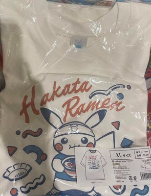 Pokemon Center Fukuoka Limited Ramen T-shirt XL size Japan NEW | eBay