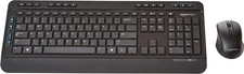 Full-Sized Wireless Computer Keyboard and Mouse Combo, QWERTY Layout, 2.4 Ghz US