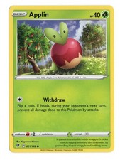 Pokemon Applin 021/192 Rebel Clash Common NM 2020 Sword & Shield English