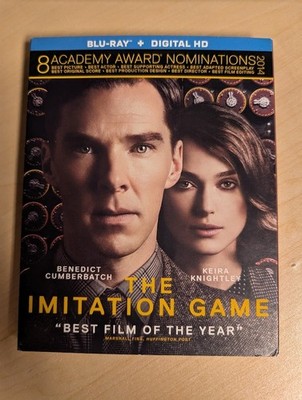 The Imitation Game (Blu-ray, 2014) New Sealed w/ Slipcover Keira Knightley