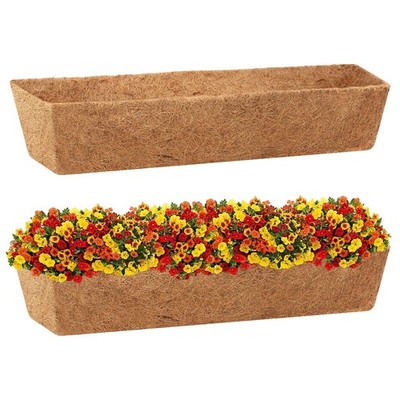 48Inch Square Coco Liners  Natural Coconut Coir Baskets for Planters & Window