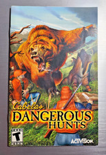 Cabela's Dangerous Hunts Instruction Booklet - Manual Only - PlayStation 2 PS2 