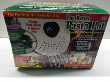The Better Pasta Pot set - 8qt, 2.3qt, Cheese Grater New in Box
