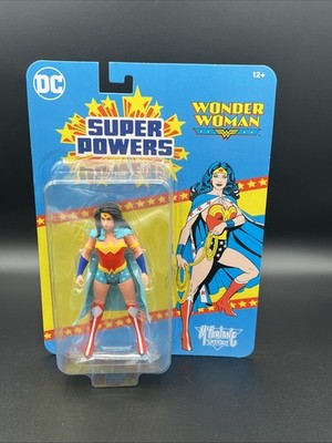 DC MCFARLANE SUPER POWERS WONDER WOMAN BLUE CAPE VARIANT  Rare NIB SEALED FIG