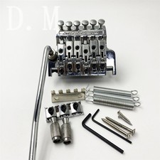 Overlord of Music Double Locking Tremolo Bridge Guitar Replacement Parts Silver