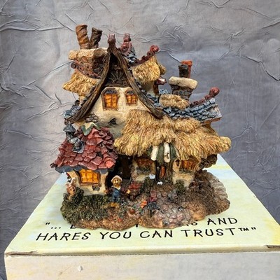 Boyds Bearly-Built Villages Emily's Carrot Cottage 19014 Resin House Box COA