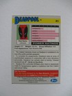 DEADPOOL ROOKIE TRADING CARD from X-Force 1 (1992) ~ ROB LIEFELD — photo 2