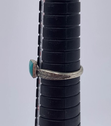 Native American Navajo Zuni Bell Trading Post Sterling Silver 925 Turquoise Ring - Picture 3 of 4
