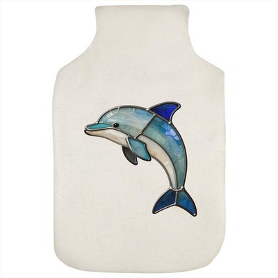 Wärmflaschenbezug ''Buntglas Delphin'' (HW00049244)