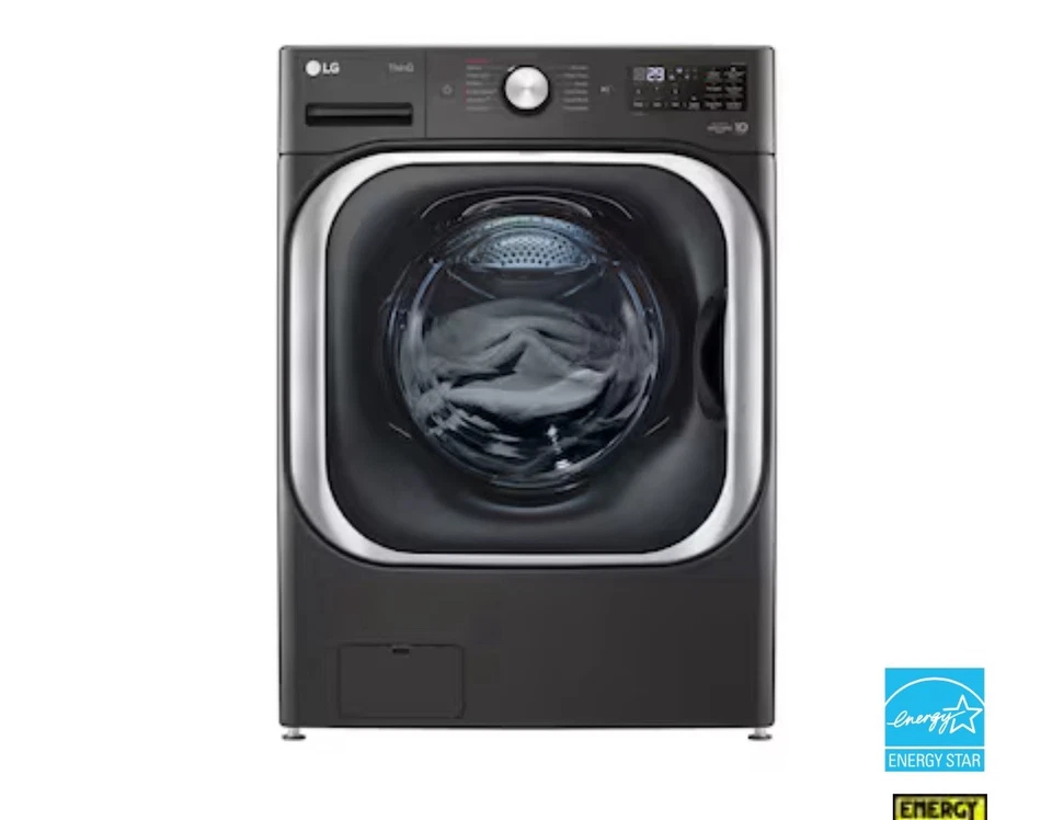 LG WM8100HVA 5,2 ft³ Lavadora TurboWash® de mega capacidad con tecnología de vapor Foto 2 de 2