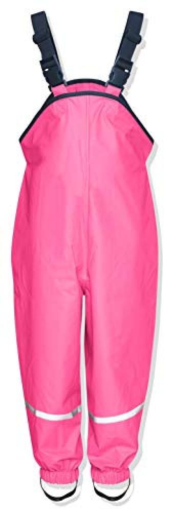 (TG. 86) Playshoes - Pantaloni Impermeabili, Bimbi, Rosso (Pink (Pink)), 86 cm -